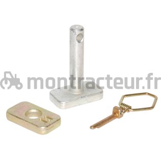 PITON L 107 MM - Ø 19 MM - AVEC GOUPILLE A RESSORT