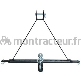 SUPPORT ATTELAGE TROIS POINTS CATÉGORIE 2 - 74.50 X 32 MM L 977 X H 425 MM