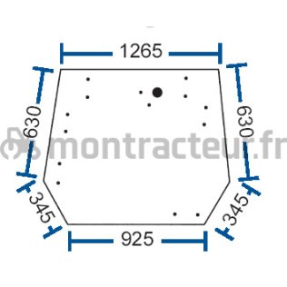 VITRE ARRIÈRE BOMBÉE - TEINTÉE