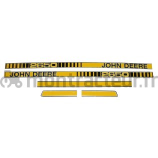 JEU AUTOCOLLANTS JOHN DEERE 2650
