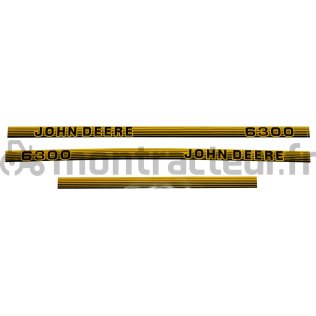 JEU DE DÉCALCOMANIES JOHN DEERE 6300+ 6300SE