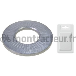 RONDELLE ''CONTACT'' ZINGUÉ 12,4X27,42X1,8 (BLISTER 25 PIÈCES)