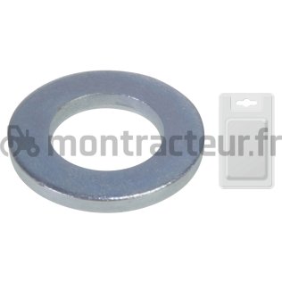 RONDELLE PLATES ZINC - DIN 125 A M5 (5,3 X 10) (BLISTER 50 PIÈCES)