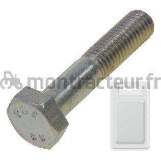 VIS TH ZINC 8.8 - DIN 931 6X60 MM (BLISTER 10 PIÈCES)