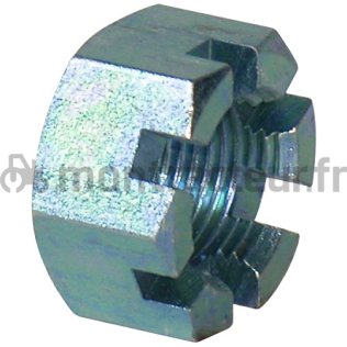 ÉCROU CRÉNELÉ M24 X 1.5 - L 26 MM