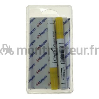 MARQUEUR A PEINTURE LAQUÉE JAUNE (BLISTER 2 PIÈCES)