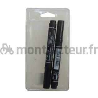 MARQUEUR PERMANENT - OGIVE NOIR (BLISTER 2 PIÈCES)