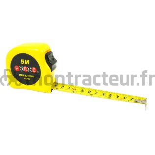 MÈTRE ROULANT 5M MESURE POUCE ET MÉTRIQUE