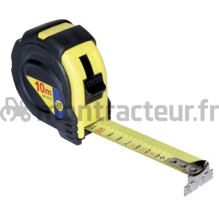 MÈTRE RUBAN 10M - AVEC BLOCAGE