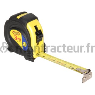 MÈTRE RUBAN 3 M AVEC BLOCAGE