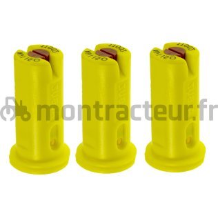 BUSE À FENTE AVI 110 11 MM - JAUNE (BLISTER 3 PIÈCES)