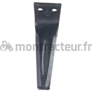 DENT DE HERSE ROTATIVE DROITE - GAUCHE MOULÉE - 250 X 12 MM ADAPTABLE FORIGO RLM71001 - RH77