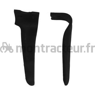 DENT DE HERSE ROTATIVE GAUCHE - FORGÉE - 250 X 10 MM ADAPTABLE PEGORARO 008076