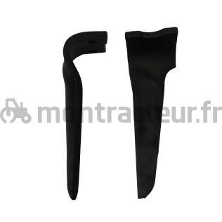 DENT DE HERSE ROTATIVE DROITE - FORGÉE - 305 X 14 MM ADAPTABLE PEGORARO - MORRA 7869