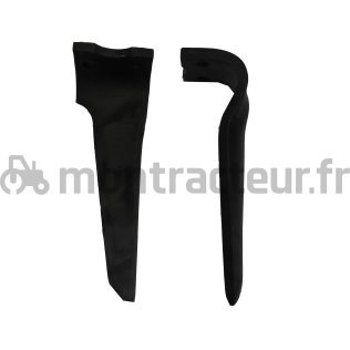 DENT DE HERSE ROTATIVE GAUCHE - FORGÉE - 305 X 14 MM ADAPTABLE PEGORARO - MORRA 7870