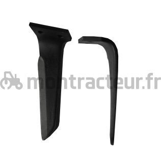 DENT DE HERSE ROTATIVE GAUCHE - FORGÉE - 265 X 12 MM ADAPTABLE PERGINI 330415