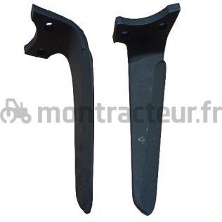 DENT DE HERSE ROTATIVE DROITE - FORGÉE - 310 X 15 MM ADAPTABLE RABEWERK 84045001