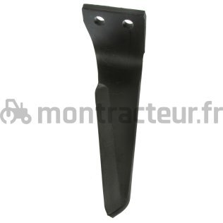 DENT DE HERSE ROTATIVE GAUCHE - FORGÉE - 300 X 12 MM