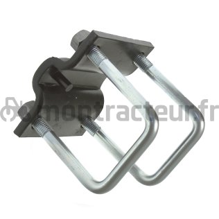 BRIDE POUR DENT DE CULTIVATEUR SUR CHASSIS DE 100 MM-60 X 166 EA98 Ø 20 MM