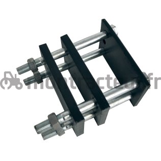 BRIDE POUR DENT ROTATIVE SPIRE CARRÉ 35 X 100 MM