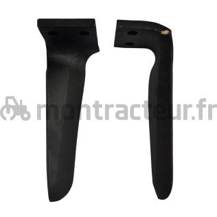 DENT DE HERSE ROTATIVE DROITE - FORGÉE - 280 X 14 MM ADAPTABLE MASCHIO 38100222