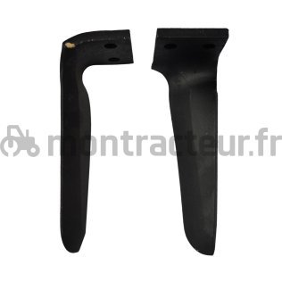 DENT DE HERSE ROTATIVE GAUCHE - FORGÉE - 300 X 14 MM ADAPTABLE MASCHIO 38100223