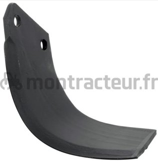 LAME DE FRAISE DROITE 130 X 80 X 210 X 7 Ø 13 EA 57