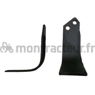 LAME DE FRAISE GAUCHE 135 X 65 X 185 X 7 Ø 14.5 EA 35