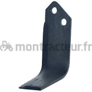 LAME DE FRAISE DROITE 135 X 65 X 185 X 7 Ø 14.5 EA 35