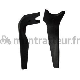 DENT DE HERSE ROTATIVE GAUCHE - FORGÉE - 315 X 16 MM