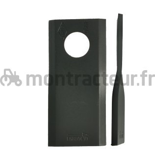 COUTEAU DE FAUCHEUSE DROIT 105 X 50 X 4 MM - Ø 20.50 MM (BLISTER 24 PIÈCES)