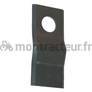 COUTEAU DE FAUCHEUSE 105 X 47 X 3 MM - Ø 21 MM (BLISTER 1 PIÈCE)