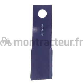 COUTEAU VRILLÉ 350 X 90°X 10 Ø 40 MM GAUCHE