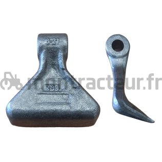 MARTEAU 120 X 40 Ø 18.5 RAYON 110 MM