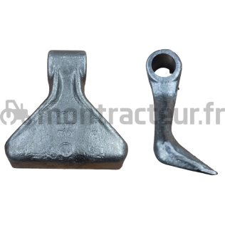 MARTEAU 120 X 40 Ø 25 RAYON 110 MM