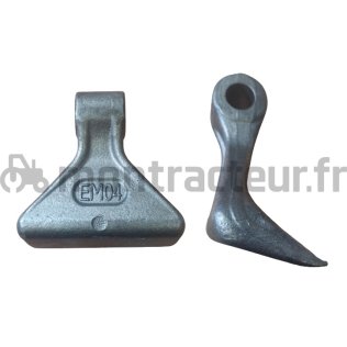 MARTEAU 120 X 40 Ø 19.5 RAYON 110 MM