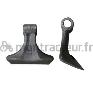 MARTEAU 130 X 40 Ø 16.5 RAYON 110 MM