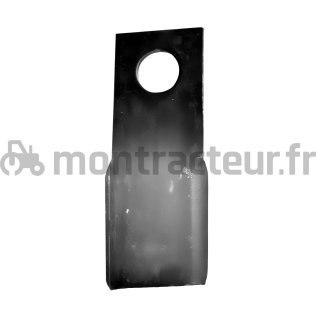 LAME VRILLÉE 250 X 90°X 10 Ø 40 MM