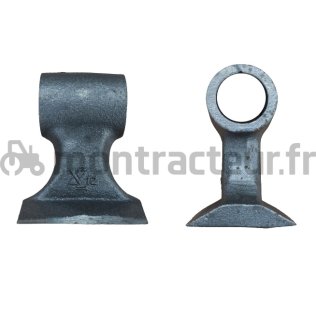 MARTEAU DE BROYEUR 69 X 50 Ø 28.5 RAYON 74 MM