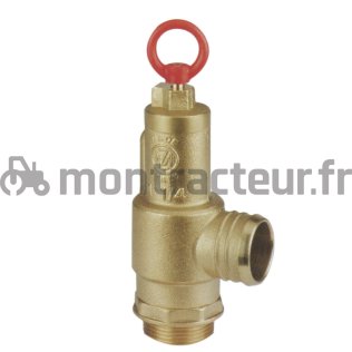 SOUPAPE DE SÉCURITÉ AVEC RACCORD 1 1/2''