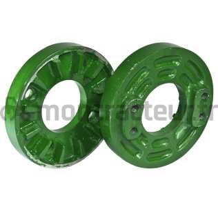 JEU DE 2 FLASQUES DE FLECTOR POUR JOHN DEERE