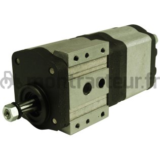 POMPE HYDRAULIQUE DOUBLE 19 + 11 CC