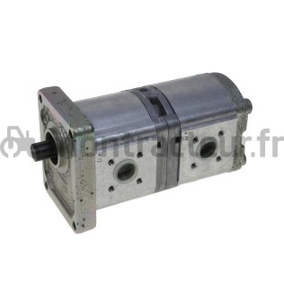POMPE HYDRAULIQUE DOUBLE 14 + 14 CC