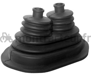 SOUFFLET DE LEVIER DE VITESSE L 175 MM - LG. MILIEU - 122.5 MM - Ø TROU - 14 MM