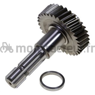 ARBRE DE PRISE DE FORCE 1'' 3/8 - Z=6 - L 217 MM