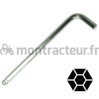 CLÉ 6 PANS MÂLE À BOULE 8 MM