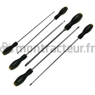 JEU DE TOURNEVIS EXTRA-LONGS (6 PIÈCES)