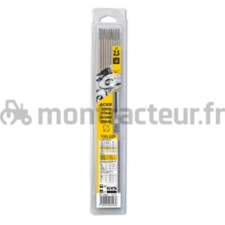 ÉLECTRODES RUTILES Ø 2.5 MM - (BLISTER 50 PIÈCES)