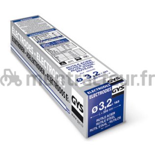 ÉLECTRODES RUTILES Ø 3.2 MM - BOÎTE 165 PIÈCES