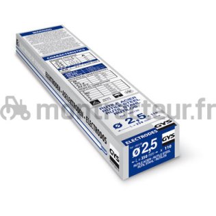 ÉLECTRODES RUTILE Ø 2.5 MM - (BLISTER 110 PIÈCES)